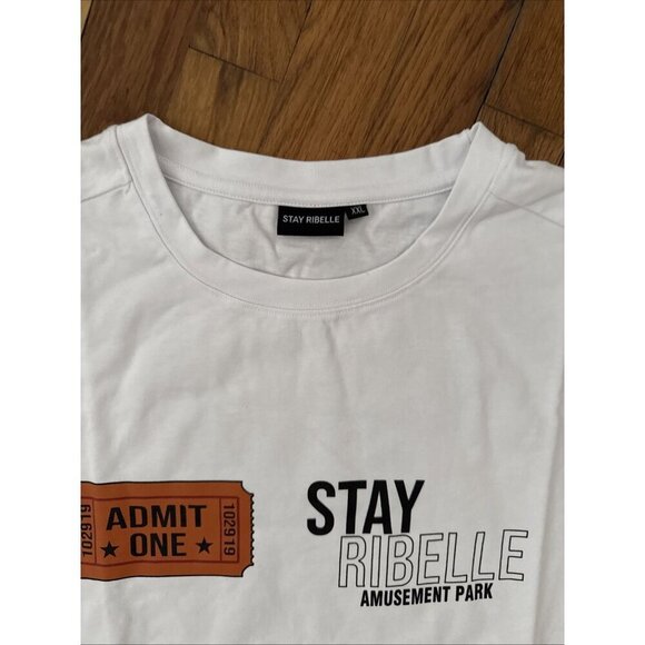 Stay Ribelle Men's T-Shirts Amusement Park Size XXL - Picture 3 of 5